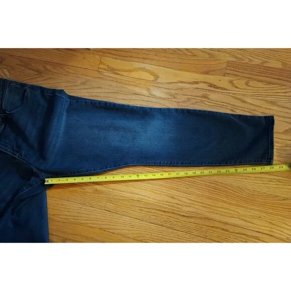 Old Navy Women's Size 18 Rockstar Super Skinny Ankle Jeans  Blue Cotton Blend - Picture 5 of 13
